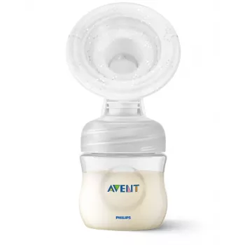 Philips Avent Lotus håndmalkepumpe med 125 ml flaske