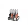 Brabantia Utility Lighter 127267 – genopfyldelig butangaslighter med justerbar flamme, børnesikring, piezoelektrisk tænding, sort