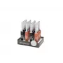 Brabantia Utility Lighter 127267 – genopfyldelig butangaslighter med justerbar flamme, børnesikring, piezoelektrisk tænding, sort