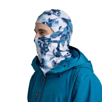 Buff Thermonet balaclava med klap - Synth Blue