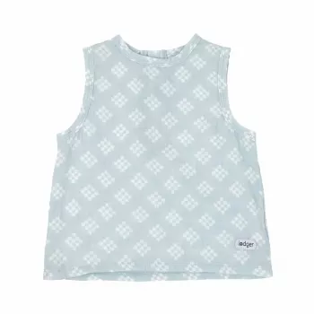 Lodger Tank Topper Tribe muslin baby-tanktop, Ice Flow, 68 cm