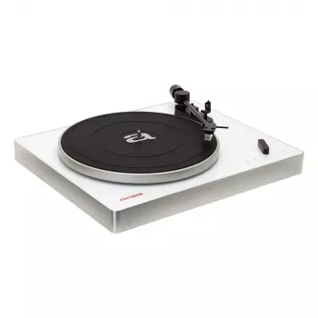 AIWA APX-680BT/WT remdrevet pladespiller med Bluetooth, USB-optagelse og PC-tilslutning - sort