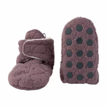 Lodger Slipper Folklore Fleece babysko, Mauve, 12-18 måneder