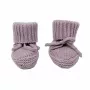 Lodger Slipper Knit babysko, rosé, 0-6 måneder