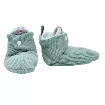 Lodger Slipper Ciumbelle bomuldshjemmesko, 3-6 måneder, muddergrøn