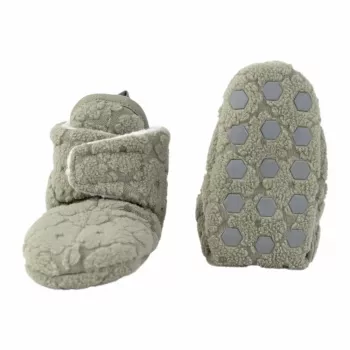 Lodger Slipper Folklore Fleece babyhjemmesko, Elm, 12-18 måneder