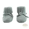 Lodger Slipper Folklore merinould-babysko, silke, 0-6 måneder