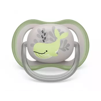 Philips Avent Ultra Air Deco sutter, hvaldesign, 6-18 måneder, drenge, 1-pak