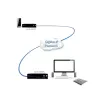 ADDER ALIF1002R-IEC KVM Extender Receiver - Dual DVI-D, USB 2.0, Audio, Gigabit Ethernet, Black