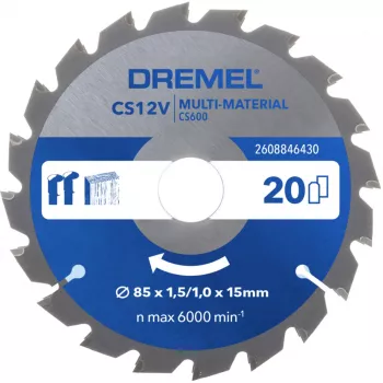 Dremel multi-materiale rundsavklinge 85mm CS600 (2608846430)