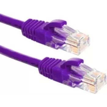 DSIT CAT6a U/UTP Ethernet-patchkabel 10m violet | 100% kobber DC-U6A8-100