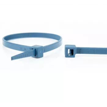 WKK 150126671 metaldetekterbar kabelbinder 200 x 4,8 mm blå (100-pak)