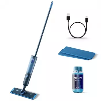 Philips OneUp Series 3000 trådløs elektrisk hårdgulvsrenser, Deep Blue