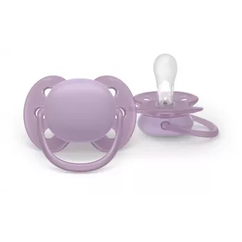 Philips Avent Ultra Soft sutter 6-18 måneder, neutral, 2-pak