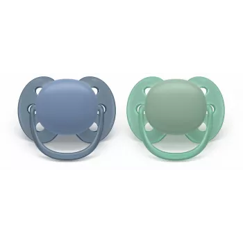 Philips Avent Ultra Soft sutter 6-18 måneder, 2-pak, dreng