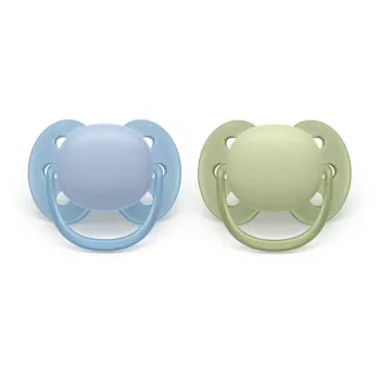 Philips Avent Ultra Soft sutter 0-6 måneder, neutral, 2-pak
