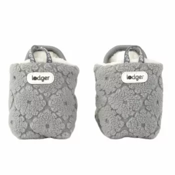 Lodger Slipper Folklore fleece-babyhjemmesko, Drizzle, 12-18 måneder