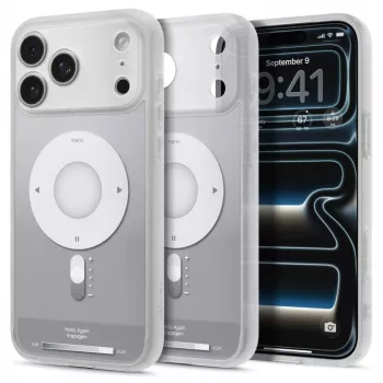 Spigen Ultra Hybrid MagSafe-cover til iPhone 17 Pro Max / 18 Pro Max – Classic Silver