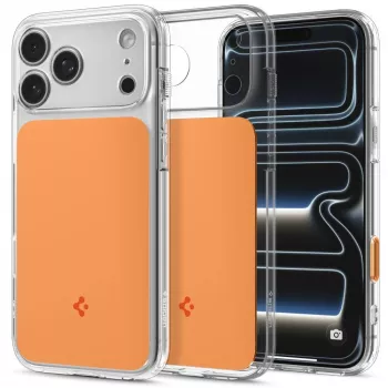 Spigen Ultra Hybrid T Mag MagSafe-cover til iPhone 17 Pro Max / 18 Pro Max – Skinnende orange