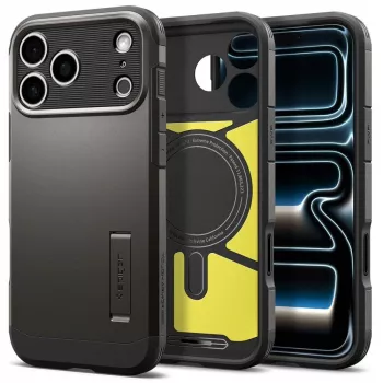 Spigen Tough Armor T MAG MagSafe-cover til iPhone 18 Pro Max / 17 Pro Max - Gunmetal