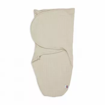 Lodger Bundler Solid strikket bomulds-babyvikle, birke