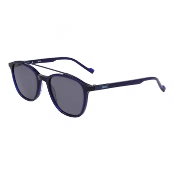 ZEISS herre ZS22518S-415 rektangulære solbriller, sort/grå, 52-20-145