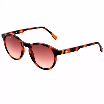 Lacoste unisex-solbriller L6030SRG-1 rektangulær sort/grå 50-21-145
