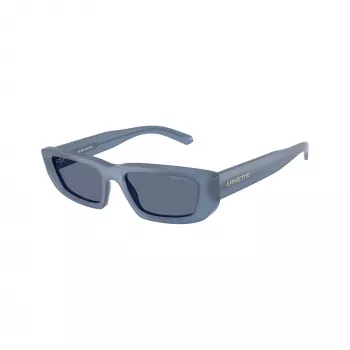 Arnette AN4357-124872 dame firkantede solbriller, gennemsigtig grå stel, mørkegrå linser, 53 mm