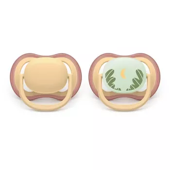 Philips Avent Ultra Air dag og nat sutter, 0-6 måneder, 2-pak