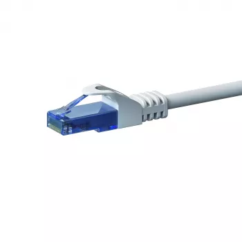 DSIT CAT6a U/UTP Ethernet patchkabel, 100% kobber, 1,5 m, hvid DC-U6A2-015