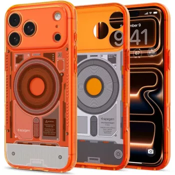 Spigen Ultra Hybrid MagSafe cover til iPhone 17 Pro / 18 Pro - C1 Tangerine
