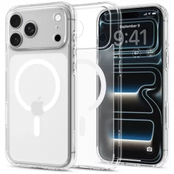 SPIGEN Ultra Hybrid MagSafe cover til iPhone 17 Pro Max / 18 Pro Max - Frost White