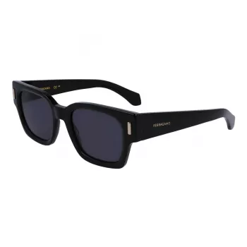 Ferragamo herre solbriller SF2010S-1 sort/grå 52 mm