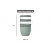 MEPAL termo lunchpot Ellipse isoleringsbeholder til mad Nordic Sage 700 ml 107658094700