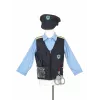 Souza! Police Officer Costume with Hat and Accessories, Ages 4-7