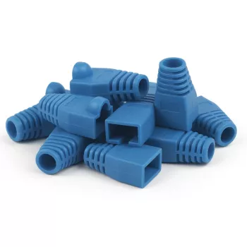 DSIT DANICOM RJ45 kabelstøvle blå stor - 10 stk. DC-RJ45-BOOT-L-BLUE-10PCE