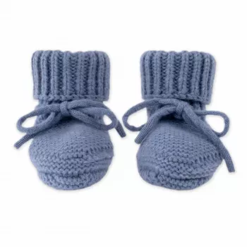 Lodger slippers merinould baby hjemmesko, Storm, 0-6 måneder