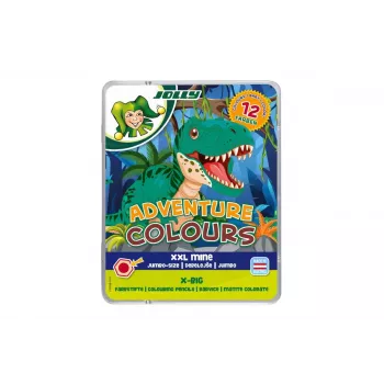 JOLLY X-BIG Adventure Colours farveblyanter, assorterede farver, 12-pak (3099-0151)