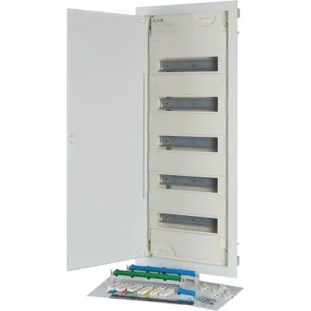 Eaton indbygningsfordelerskab 5-rækket, 60 modulenheder KLV-60HWP-F (302412)