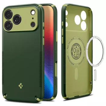 Spigen Nano Pop Hybrid Mag MagSafe cover til iPhone 17 Pro / 18 Pro – grøn