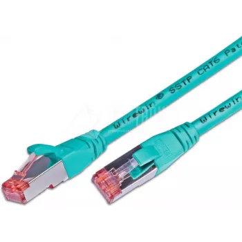 Wirewin PKW-PIMF-KAT6 25.0 TK Cat6 S/FTP Network Patch Cable, 25 m, Turquoise
