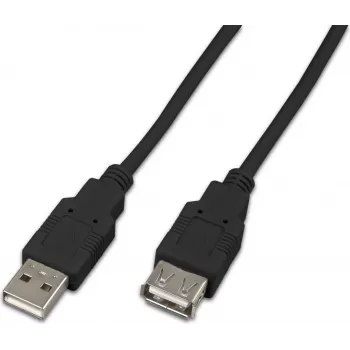 Wirewin USB A-A MF 0.15 SW USB 2.0 Extension Cable, 0.15 m, Black