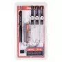 ARISTO mg1 pro College tuschpen-sæt, 3 penne 0,35 / 0,50 / 0,70 mm, 6 dele (AR64311)