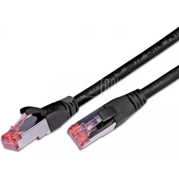 Wirewin Cat6 S/FTP PIMF Patch Cable, LSOH, Black, RJ45 PKW-PIMF-KAT6 2.0 SW