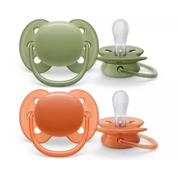 Philips Avent Ultra Soft sutter neutral 18M+ (2-pak)