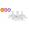 Philips Avent Natural Response babyflaske-silikonesut-sæt (3-pak, Flow 3, 1+ måneder)