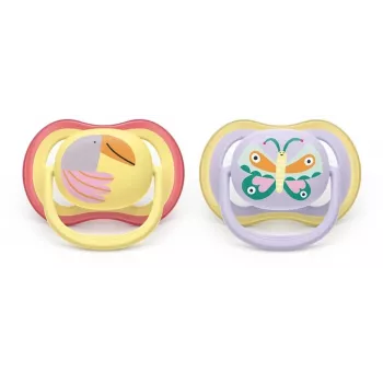 Philips Avent Ultra Air sutter 0-6 måneder, 2-pak, blå & grøn