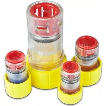 Wirewin Lightwin End Cap with Cable Gland, Gas-Stop Single-Pull Seal, 10 mm, 3-6 mm FTTx (DC 10MM OUT 3-6MM)