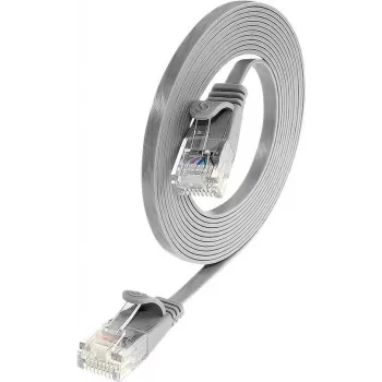 Wirewin Cat.6 U/UTP Slim patchkabel, RJ45, 10 m, grå PKW-SLIM-KAT6 10.0
