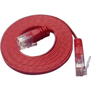Wirewin Cat.6 Slim U/UTP Patch Cable, 10 m, Red (PKW-SLIM-KAT6 10.0 RT)